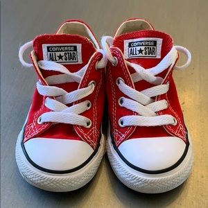 Red Chuck Taylor All Star Converse Toddler Shoes